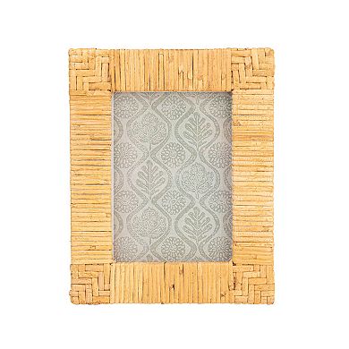Hello Honey Handwoven Rattan Photo Frame