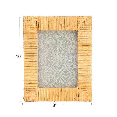 Hello Honey Handwoven Rattan Photo Frame