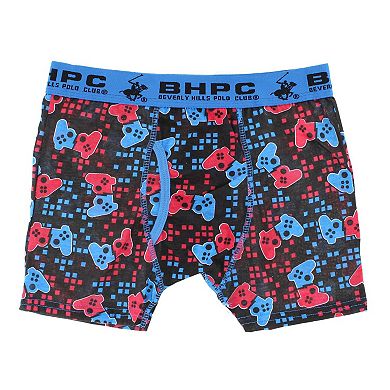 CTM Boy's Vibrant Gaming Boxer Briefs (5 Pack)