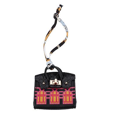 CTM Women's Premium Faux Leather Fashion Bag Bag Charm