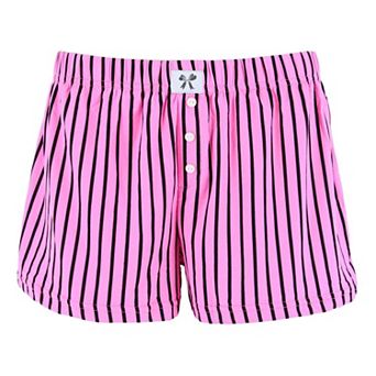 CTM Women's Patterned Pajama Boxer Style Short by Roll Outta Bed