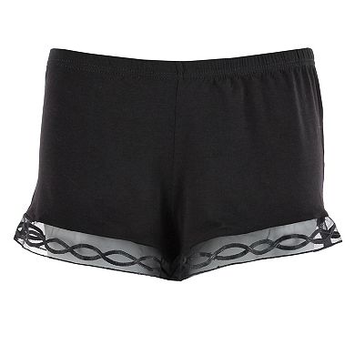 Rachel Roy Women's Laced Embriodery Cami Short Pajama Set