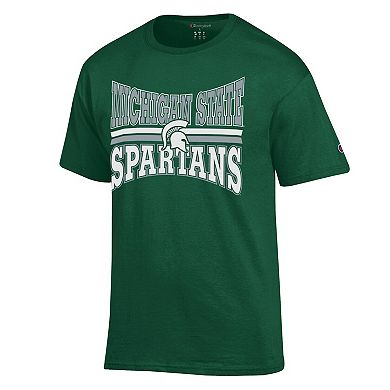 Men's Champion Green Michigan State Spartans Team Zoom T-Shirt