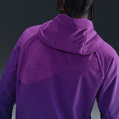 Men's Nike Purple Barcelona AWF Woven Full-Zip Jacket