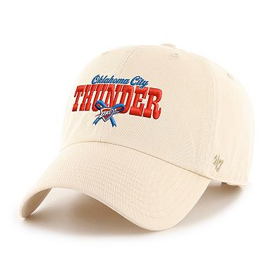Women's '47 Natural Oklahoma City Thunder Bow Stack Clean Up Adjustable Hat