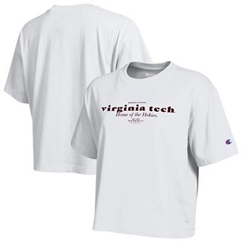 Women's Champion White Virginia Tech Hokies Home Wordmark T-Shirt