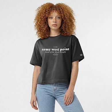 Women's Champion Black Army Black Knights Home Wordmark T-Shirt