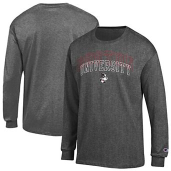 Men's Champion Black Boston University Team Long-Sleeve T-Shirt