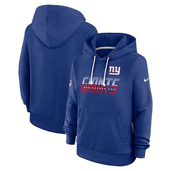 Women's Nike Royal New York Giants Sideline Standard Issue Dri-FIT Hoodie