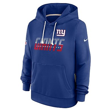 Women's Nike Royal New York Giants Sideline Standard Issue Dri-FIT Hoodie