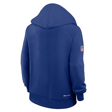Women's Nike Royal New York Giants Sideline Standard Issue Dri-FIT Hoodie