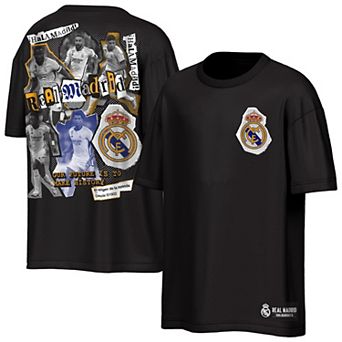 Men's Outerstuff Black Real Madrid Oversized Ransom T-Shirt