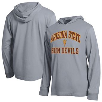 Men's Champion Gray Arizona State Sun Devils High Motor All-Star Long Sleeve Hoodie T-Shirt