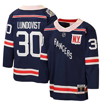Youth Mitchell & Ness Henrik Lundqvist Navy New York Rangers 2018 Winter Classic Power Play Jersey