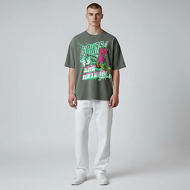 Unisex The Wild Collective Olive San Antonio Spurs Oversized Graphic T-Shirt