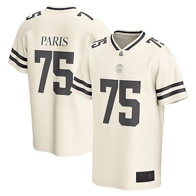 Men's Fanatics Cream Paris Saint-Germain Football Jersey