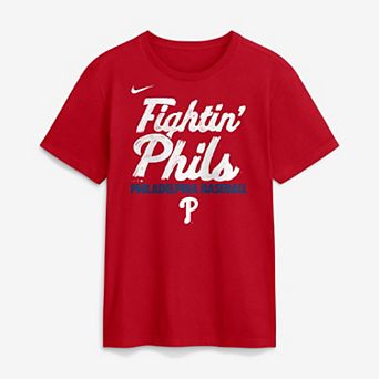Men's Nike Red Philadelphia Phillies City Connect Handwriting Club T-Shirt