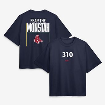Women's Nike Navy Boston Red Sox Local Boxy T-Shirt