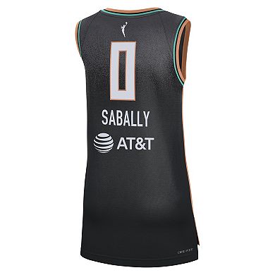 Unisex Nike Satou Sabally Black New York Liberty Explorer Edition Victory Jersey