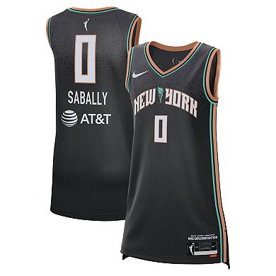 Unisex Nike Satou Sabally Black New York Liberty Explorer Edition Victory Jersey