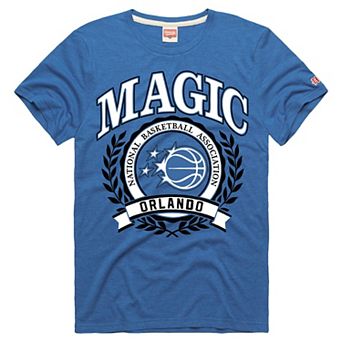 Unisex Homage Blue Orlando Magic Crest Tri-Blend T-Shirt