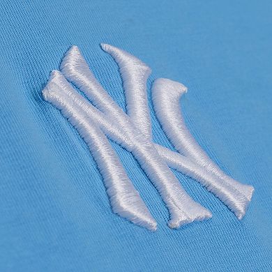 Men's Mitchell & Ness Light Blue New York Yankees Insignia Premium T-Shirt