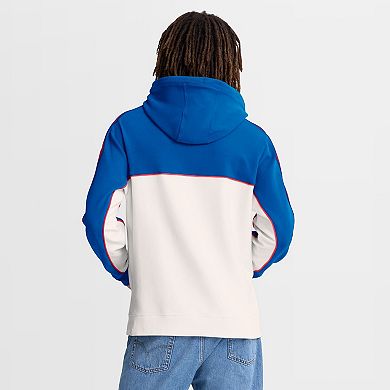 Men's Fanatics Royal/White Paris Saint-Germain Retro Overhead Tri-Blend Hoodie