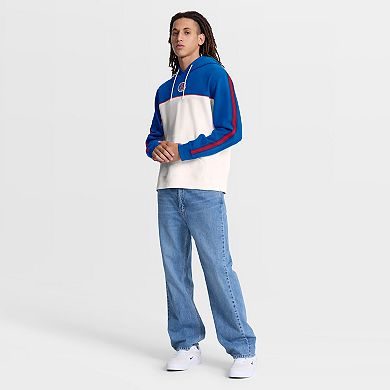Men's Fanatics Royal/White Paris Saint-Germain Retro Overhead Tri-Blend Hoodie