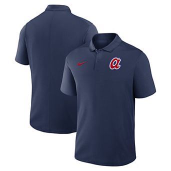 Men's Nike Navy Atlanta Braves Alternate Victory Dri-FIT Polo