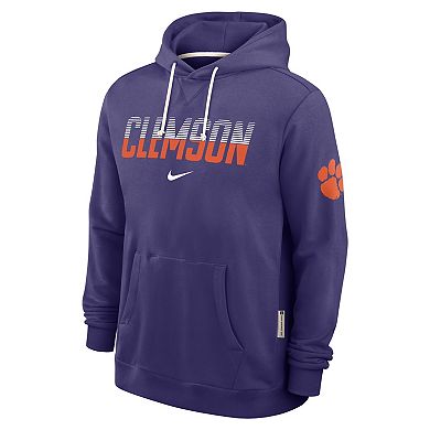 Men's Nike Purple Clemson Tigers 2026 Sideline Standard Issue Dri-FIT Hoodie