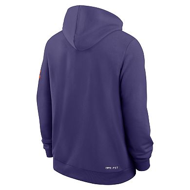 Men's Nike Purple Clemson Tigers 2026 Sideline Standard Issue Dri-FIT Hoodie