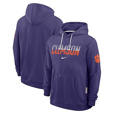Men's Nike Purple Clemson Tigers 2026 Sideline Standard Issue Dri-FIT Hoodie