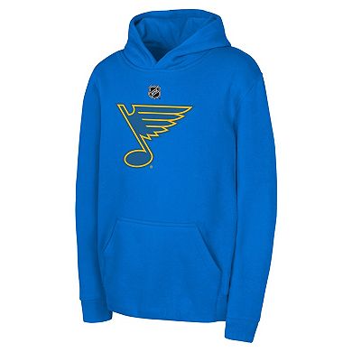 Youth Outerstuff Blue St. Louis Blues Primary Logo Pullover Hoodie