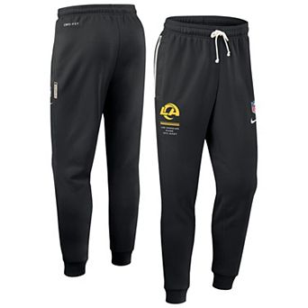 Men's Nike Black Los Angeles Rams Sideline Standard Issue Dri-FIT Taper Pants