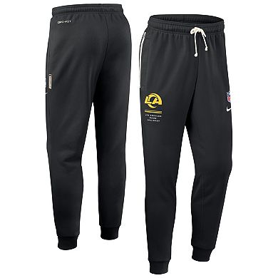 Men's Nike Black Los Angeles Rams Sideline Standard Issue Dri-FIT Taper Pants