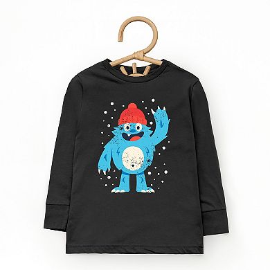 Blue Yeti Distressed - Toddler Long Sleeve Graphic Tee