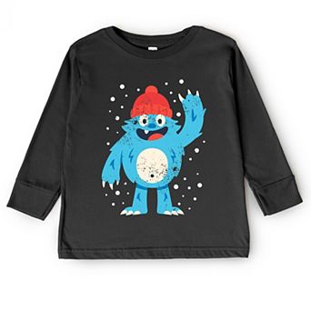Blue Yeti Distressed - Toddler Long Sleeve Graphic Tee