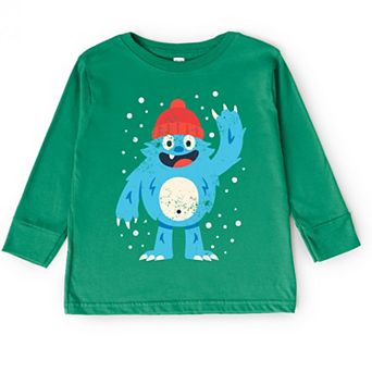 Blue Yeti Distressed - Toddler Long Sleeve Graphic Tee