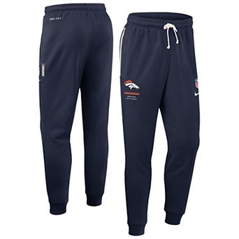 Men's Nike Navy Denver Broncos Sideline Standard Issue Dri-FIT Taper Pants