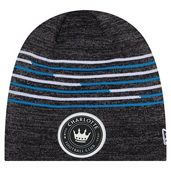 Men's New Era Black Charlotte FC 2026 Kickoff Knit Hat