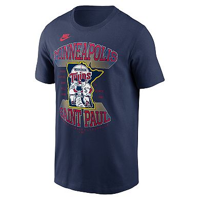 Men's Nike Navy Minnesota Twins Local T-Shirt
