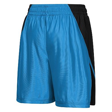 Youth Outerstuff Black/Blue Charlotte FC Color Blocked Shorts