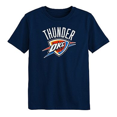 Preschool Outerstuff Navy Oklahoma City Thunder Primary Logo T-Shirt