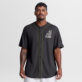 Men's Fanatics Charcoal Paris Saint-Germain Oversized Baseball Jersey