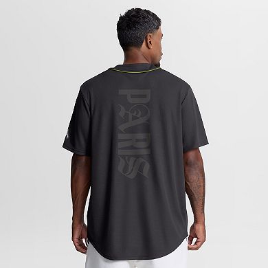 Men's Fanatics Charcoal Paris Saint-Germain Oversized Baseball Jersey