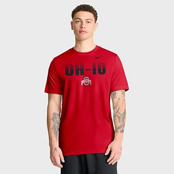 Men's Nike Scarlet Ohio State Buckeyes Primetime Legend Kinetic Mantra Dri-FIT T-Shirt