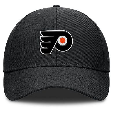 Men's Fanatics Black Philadelphia Flyers Force Adjustable Hat