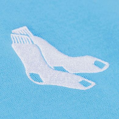 Men's Mitchell & Ness Light Blue Boston Red Sox Insignia Fleece Sweatshirt