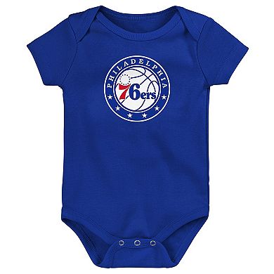 Newborn Outerstuff Royal Philadelphia 76ers Primary Logo Creeper