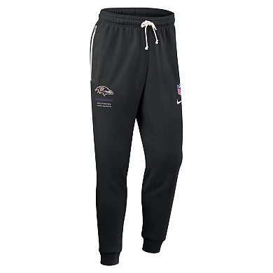 Men's Nike Black Baltimore Ravens Sideline Standard Issue Dri-FIT Taper Pants